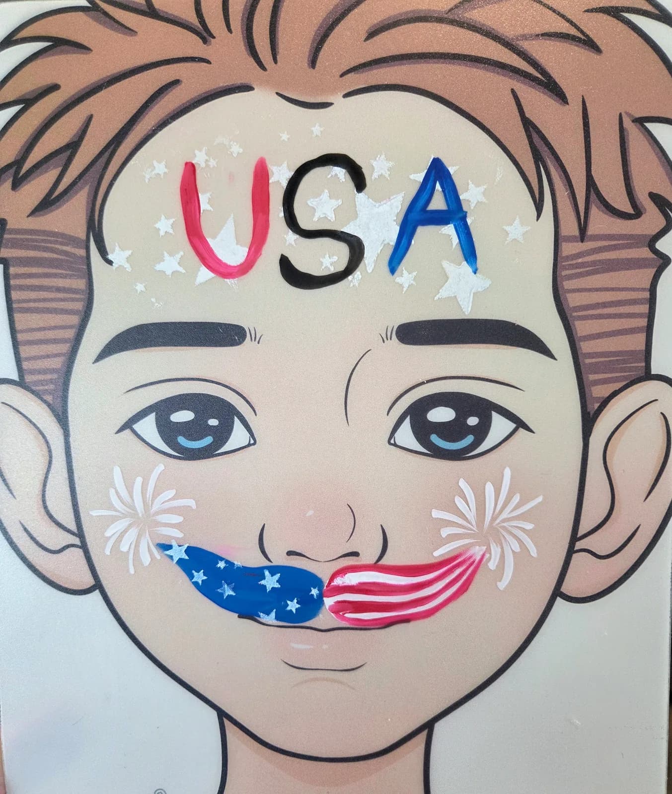 Face painting design 50
